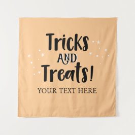 Tapiz Tricks and Treats Halloween party Backdrop