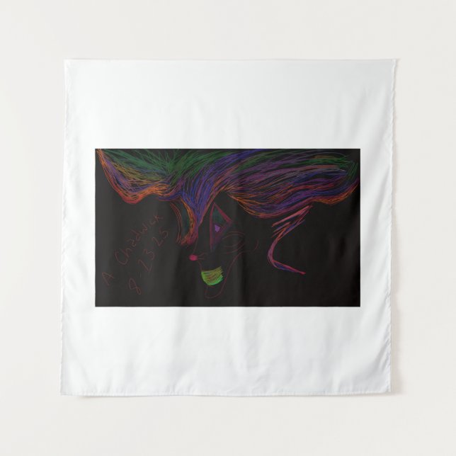 Tapiz Trickster de Halloween Tapestry (Anverso)