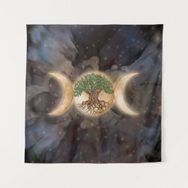 Tapiz Triple árbol de la luna