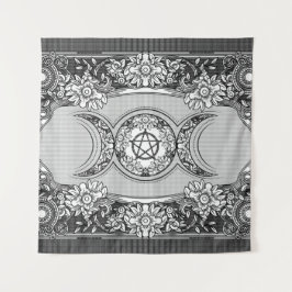 Tapiz Triple luna - Ornamento de diosa triple