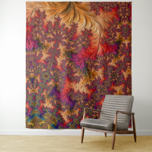 Tapiz Trippy Brillo Brillo brillante Ramificación Resume