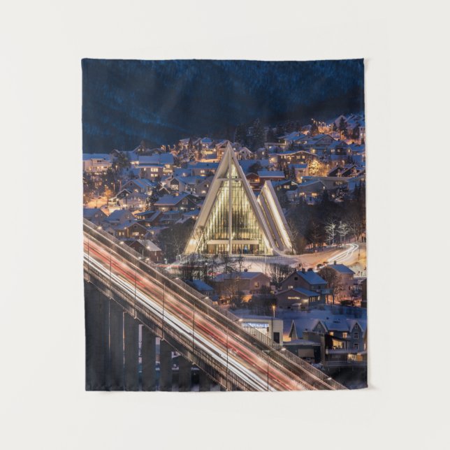 Tapiz Tromso Noruega Tapestry (Anverso)