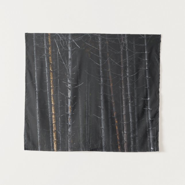 Tapiz Troncos de árboles de plata y oro (Anverso (horizontal))
