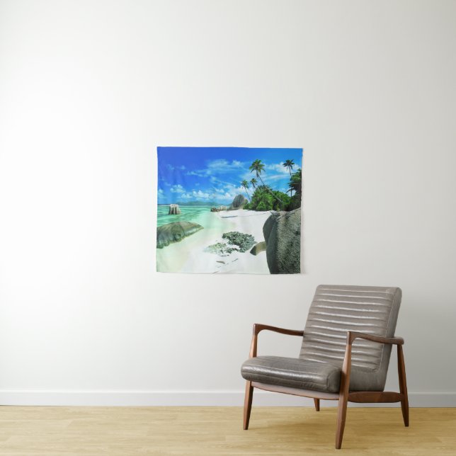Tapiz Tropical Beaches | La Digue Island (In situ (horizontal))