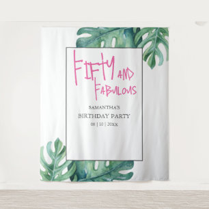 Tapiz Trópico 50.º Antecedentes de la fiesta de cumpleañ