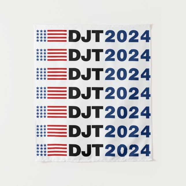 Tapiz Trump 2024 DJT (Anverso)