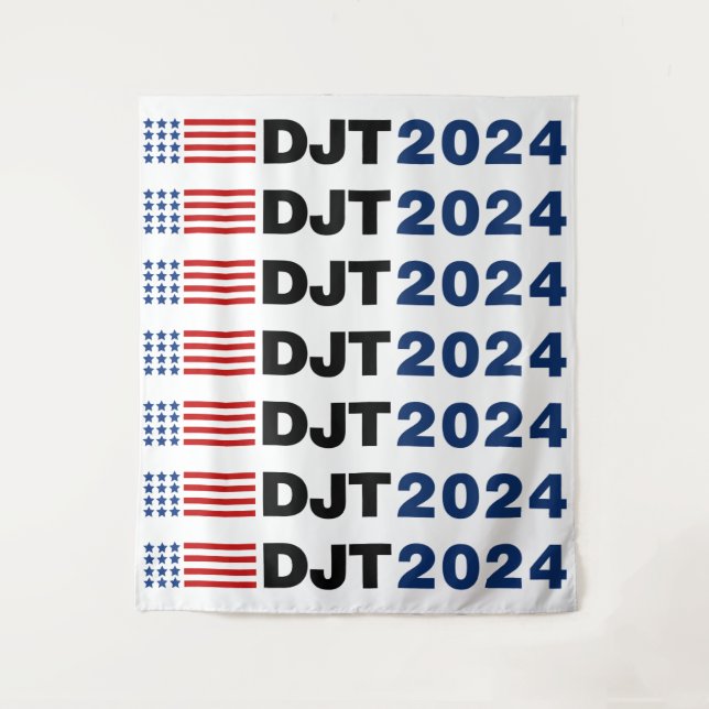 Tapiz Trump 2024 DJT (Anverso)