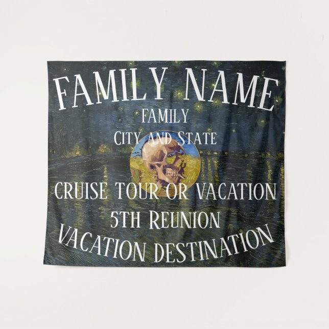 Tapiz TRUMP Dinner Happy Hour Girls Boys Night Out 2025 (Anverso (horizontal))