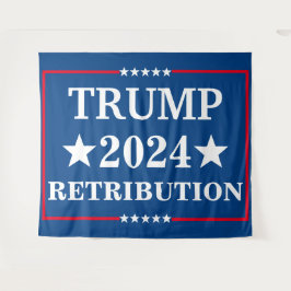 Tapiz Trump Retribution 18" x 24" Rótulo de yard con mar