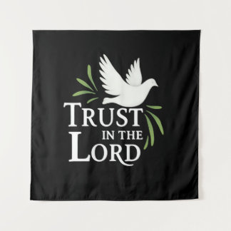 Tapiz Trust in the Lord White Dove Christian Flat Cards