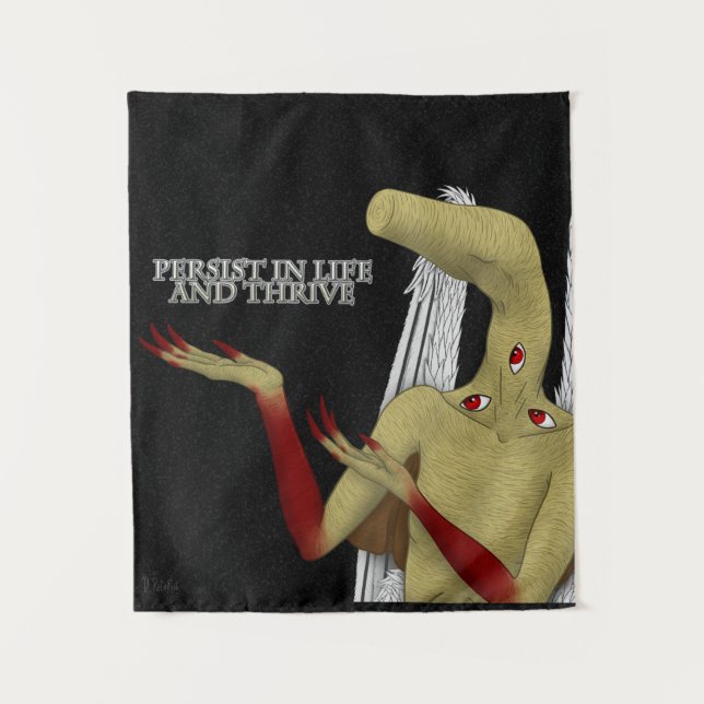 Tapiz Tu ángel de la guarda da palabras de aliento (Anverso)