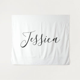 Tapiz Tu nombre | Guión elegante