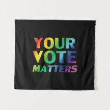 "Tu voto importa" orgullo lgbtq lgbt arco iris neg