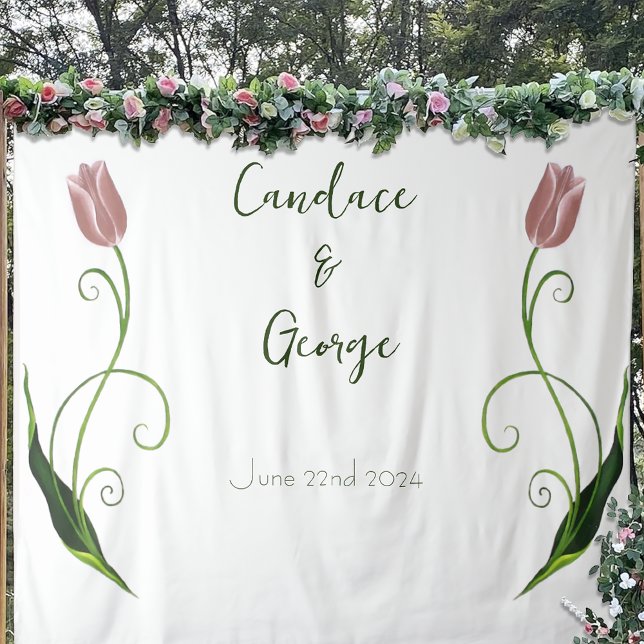 Tapiz Tulip Floral rosa (Subido por el creador)