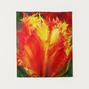 Tapiz Tulipán Curly De Cierre Rojo Y Amarillo