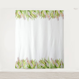 Tapiz Tulipanes rosados | Fondo para fotos de boda