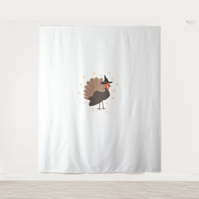 Tapiz Turquía picante con gorra y estrellas brillantes i (Anverso)