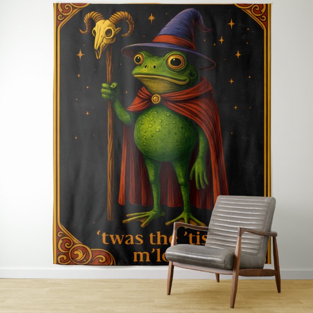 Tapiz T'was The 'Tism M'Lord Frog Meme Autism Awareness (In situ)