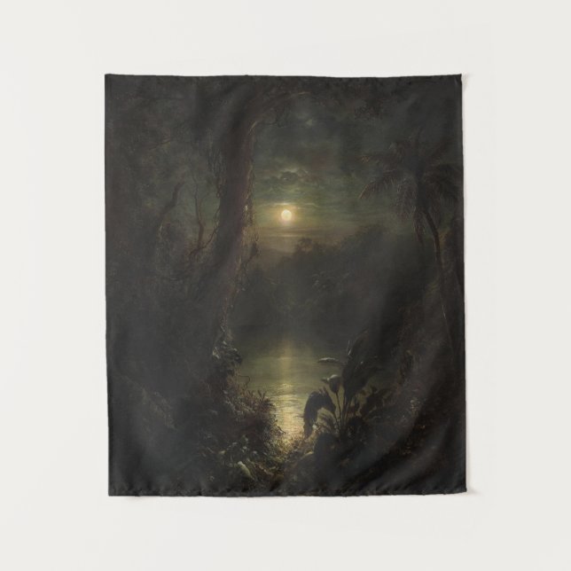 Tapiz Twilight in the Tropics Frederic Edwin Church (Anverso)