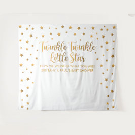 Tapiz Twinkle Twinkle Little Star Baby Shower bann