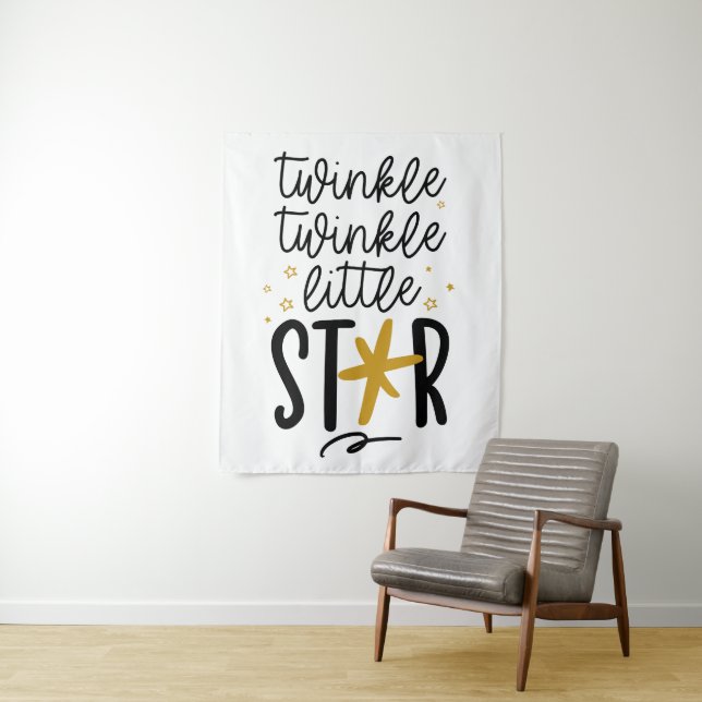 Tapiz Twinkle Twinkle Little Star Doodle (In situ)