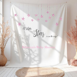 Tapiz Twinkle Twinkle Little Star Pink Girl Baby Shower