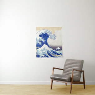 Tapiz ukiyoe - Hokusai : No21 Gran Ola -