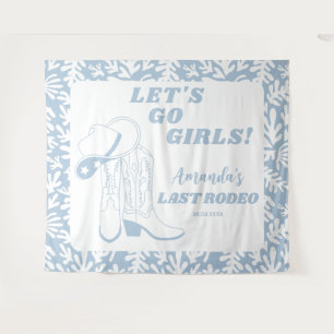 Tapiz Última fiesta de Bachelorette de Rodeo Occidental