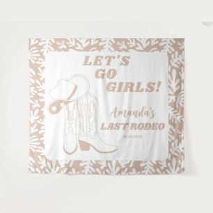 Tapiz Última Fiesta de Despedida de Soltera de Vaquera d