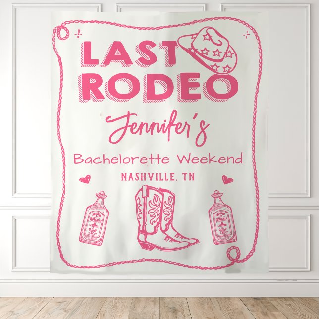 Tapiz Último fin de semana de Bachelorette de Rodeo (Subido por el creador)