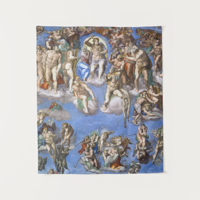Tapiz Último Juicio De La Capilla Sixtina De Michelan (Anverso)