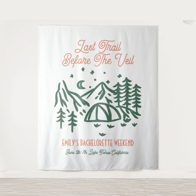 Tapiz Último rastro antes del fin de semana de despedida (Anverso)