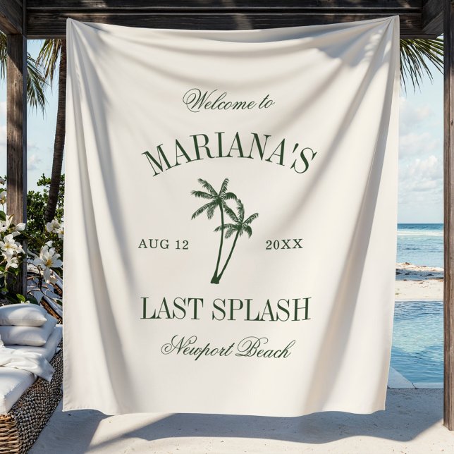 Tapiz Último Splash Beach Palms Despedida de Soltera (Subido por el creador)