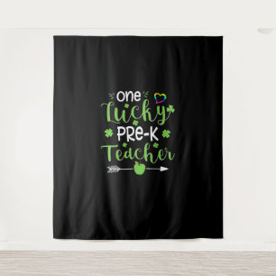 Tapiz Un afortunado profesor de pre-K Shirt St Patricks 