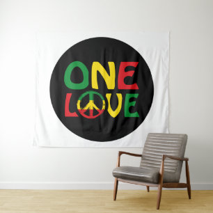 Tapiz Un amor, diseño de reggae