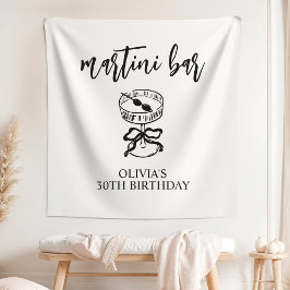 Tapiz Un letrero de bar para fiesta de cumpleaños con un