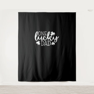 Tapiz Un padre afortunado camiseta St Patricks Day Shirm