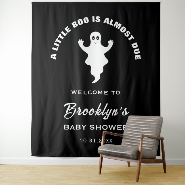 Tapiz Un Pequeño Boo Se Debe Casi A Baby Shower (In situ)