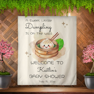 Tapiz Un pequeño y dulce trasfondo de Baby Shower de Kwa