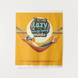 Tapiz Un regalo divertido para los perezosos diseñadores