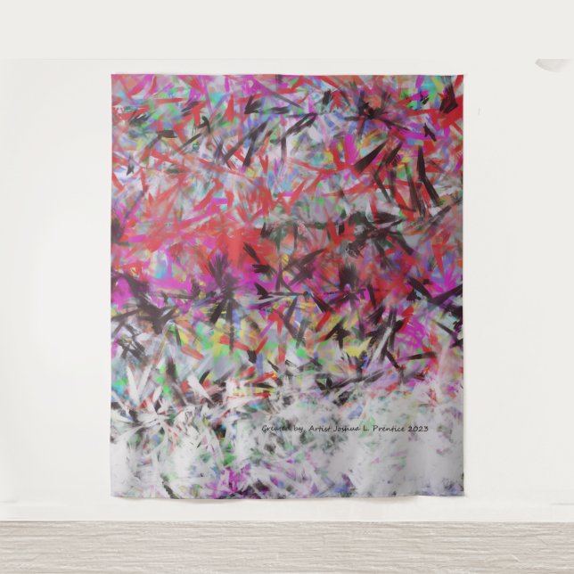 Tapiz Un tapiz, el equipo artístico de JP (Anverso)