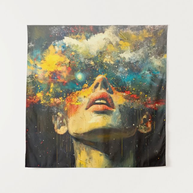 Tapiz Un universo simulado (Anverso)