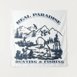 Tapiz Un verdadero paraíso de caza y pesca