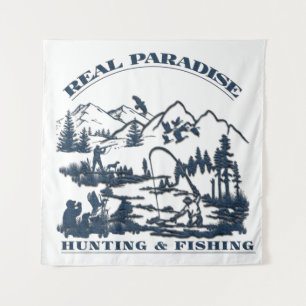 Tapiz Un verdadero paraíso de caza y pesca