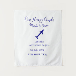 Tapiz Una feliz pareja comencemos la aventura comienza b