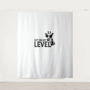 Tapiz Una Giraffe Graciosa En Mi Nivel