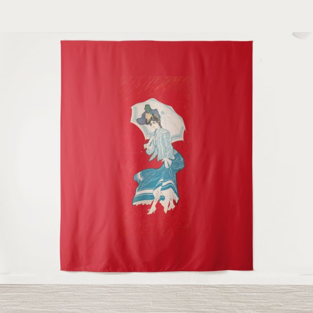 Tapiz Una margarita lluviosa (1905) Gray Litho. Co (Anverso)