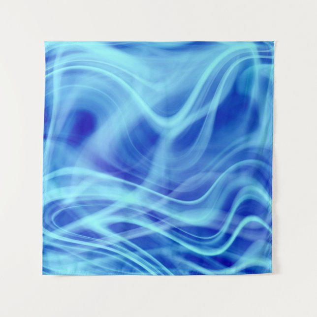 Tapiz Una niebla azul mística (Anverso)