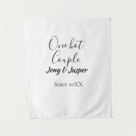 Tapiz Una pareja caliente agregar nombre desde fecha año