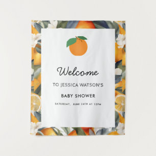 Tapiz Una pequeña corbata está en camino de Citrus Baby 